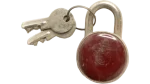 Tri-Circle Mini Circular Padlock with 2 Keys - Image 4
