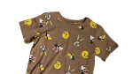 Looney Tunes Crop Top Brown T-Shirt - Image 2