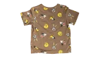 Looney Tunes Crop Top Brown T-Shirt - Image 5