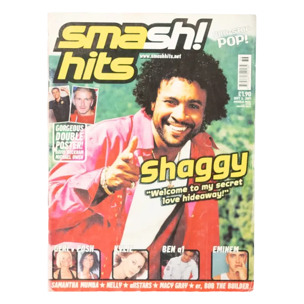 Shaggy Smash Hits Magazine 2001