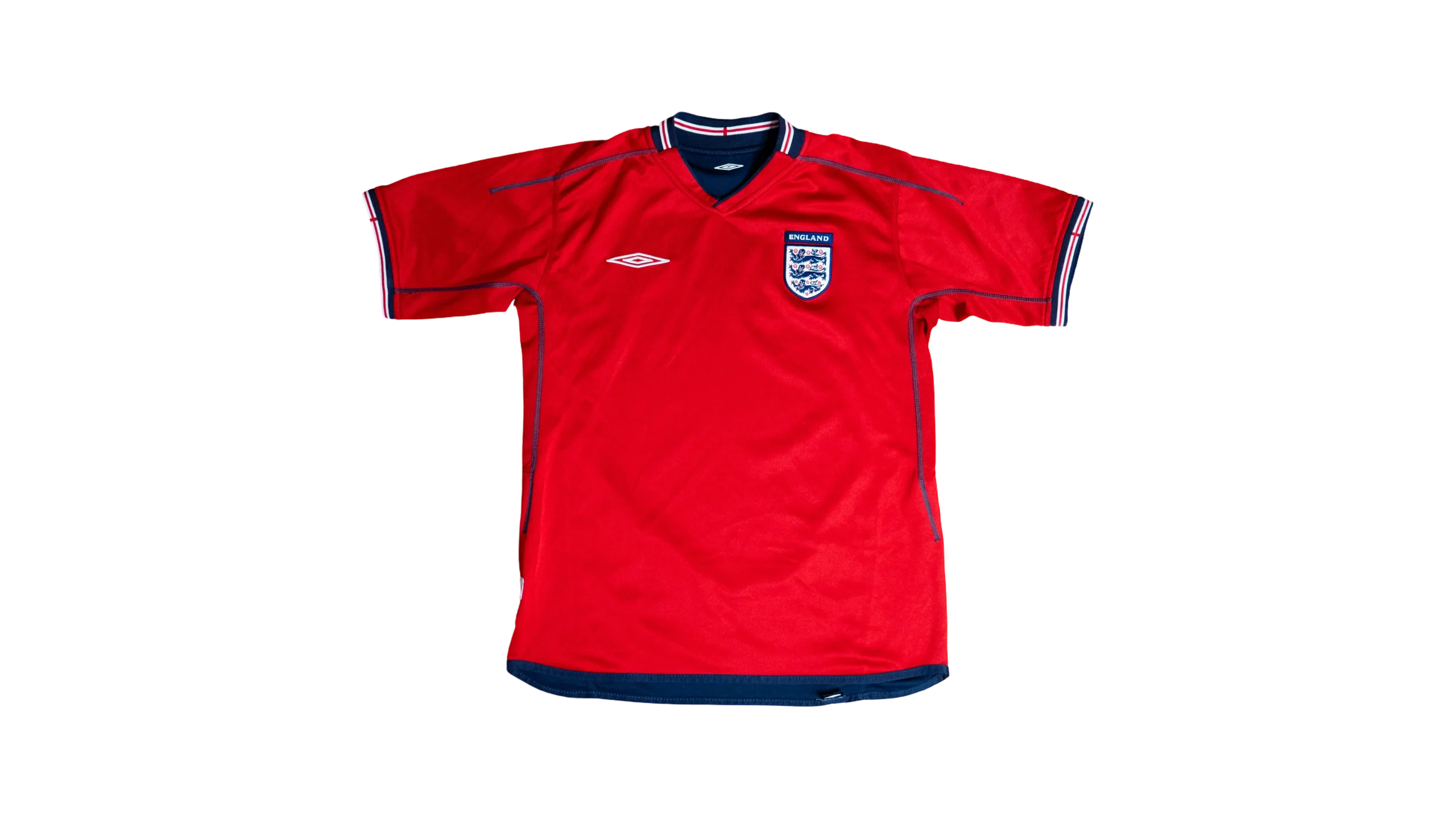 DSC05009 England Euro 2004 Double-Sided Umbro Jersey - Image 1