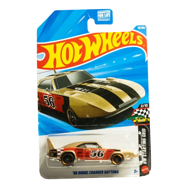 Hot Wheels '69 Dodge Charger Daytona Gold