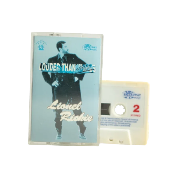 Lionel Richie Louder Than Words Cassette Tape