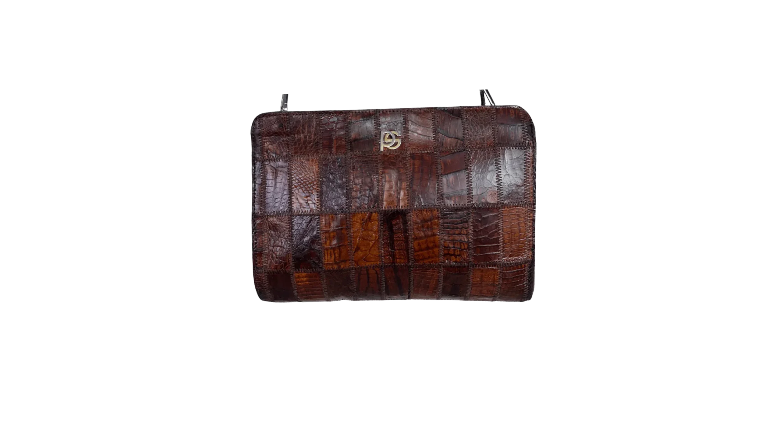 18 1960s Paco's Valencia Crocodile Leather Crossbody Bag - Image 1