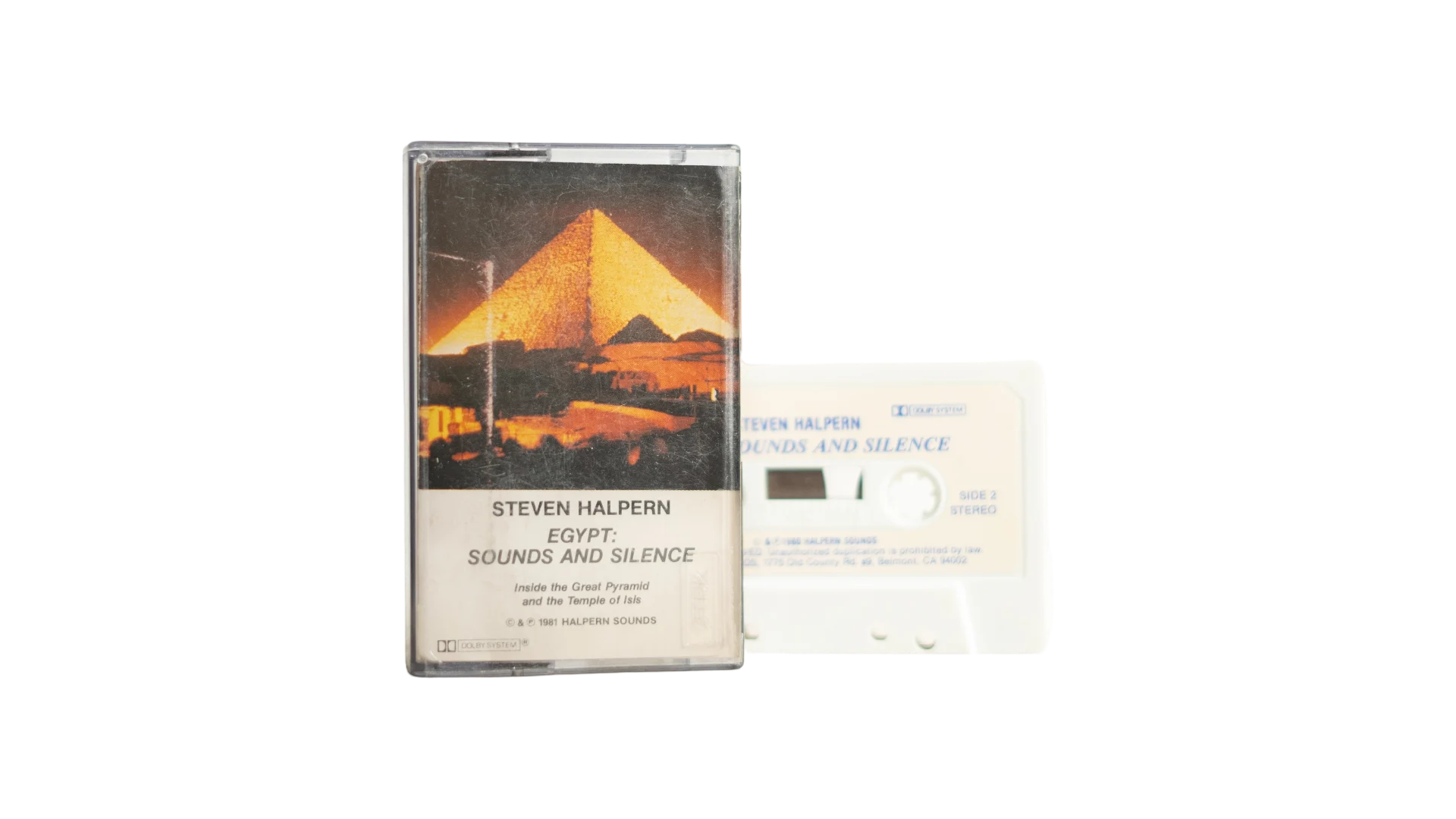 208 DSC07164 Steven Halpern Egypt Sounds And Silence Inside Great Pyramid Audio Tape - Image 1