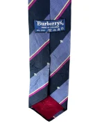 90s Burberrys Necktie 8 cm - Image 2