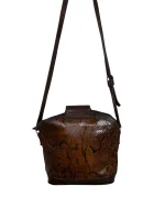 90s Buffalino Genuine Snakeskin Crossbody Bag - Image 9
