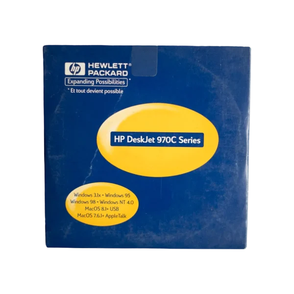 HP DeskJet 970C Series Driver Software CD/Manual Box