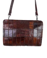 1960s Paco's Valencia Crocodile Leather Crossbody Bag - Image 4