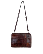 1960s Paco's Valencia Crocodile Leather Crossbody Bag - Image 5
