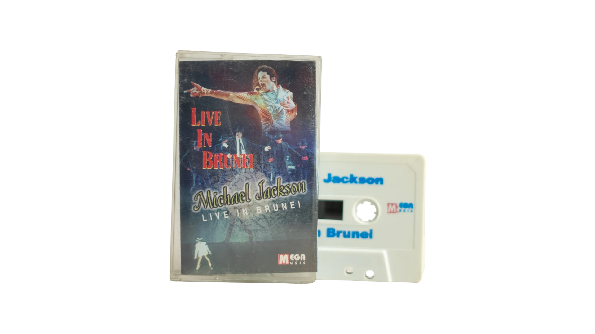 247 DSC07205 Michael Jackson Live In Brunei Mega Music Cassette Tape - Image 1