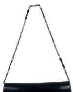 90s Genuine Leather & Snakeskin Chain Shoulder Bag - Image 3