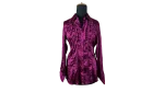 Canda Ruffled Sain Blouse