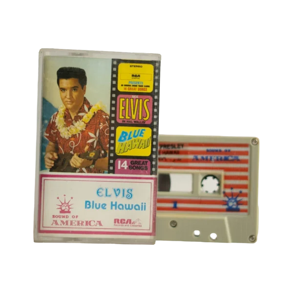 Elvis Presley Blue Hawaii 14 Great Songs Sound Of America Cassette Tape