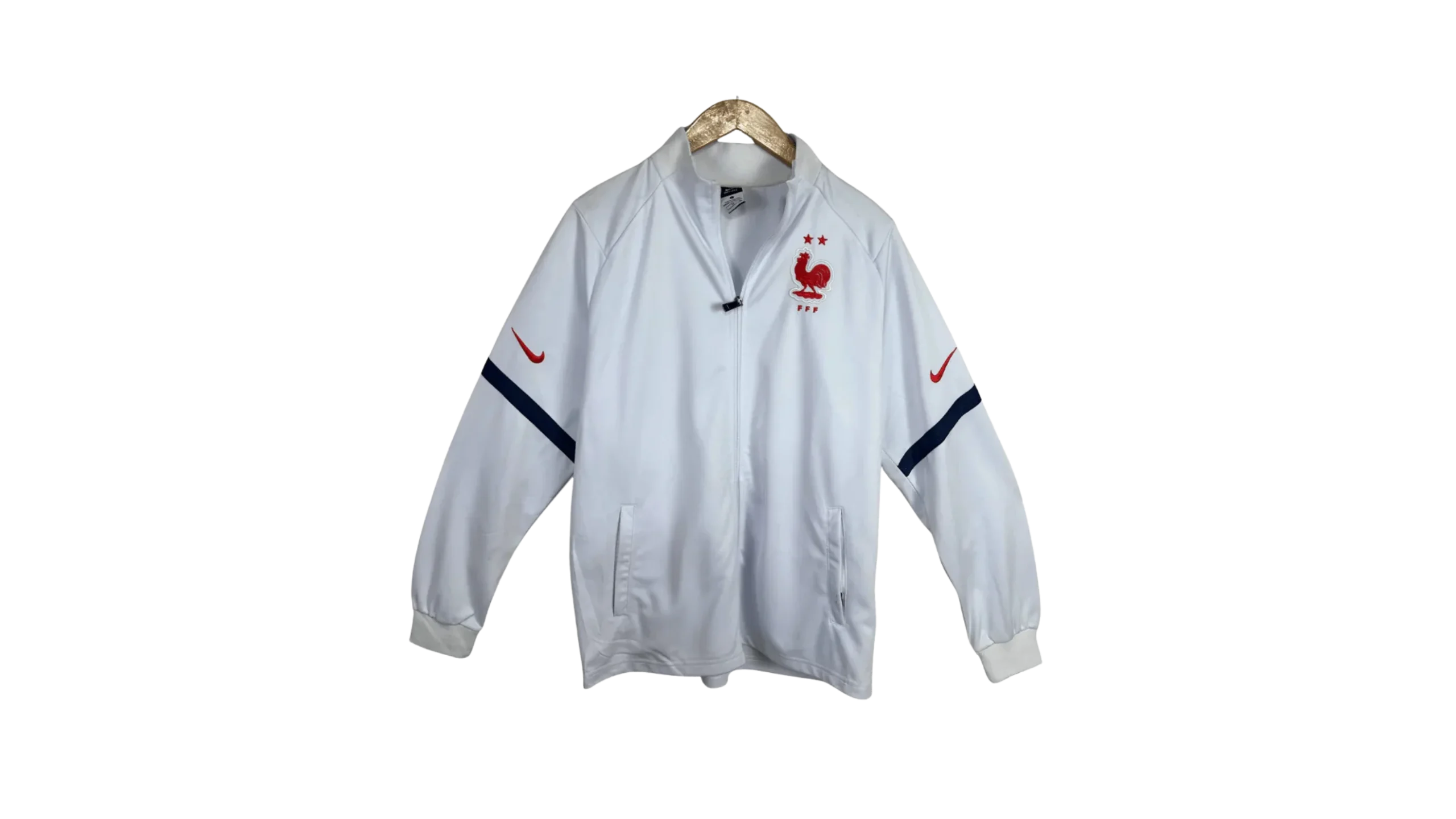53 Nike France FFF 1998 Remake Pre-Match Track Jacket - Image 1