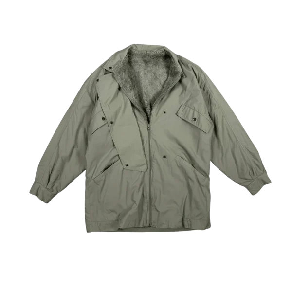 Beige Fur Lined Jacket