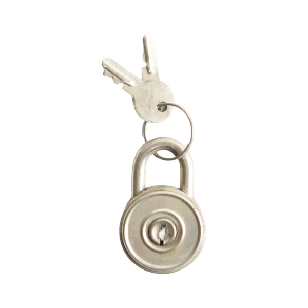 Security Padlock With Keys