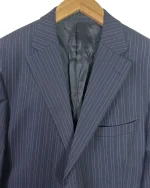 Van Gills Pinstripe Navy Blazer - Image 2