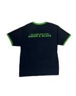 Overkill "For Those Who Bleed Green & Black" Thrash Metal Ringer T-Shirt - Image 4