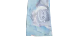 Light Blue Printed Flare Pants - Image 5