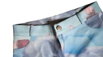 Light Blue Printed Flare Pants - Image 6