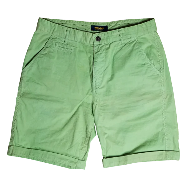 Light Green Chino Summer Shorts