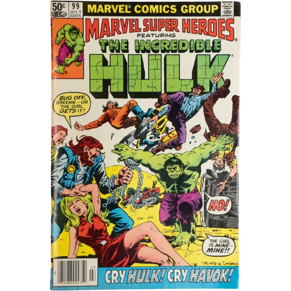 1981 Marvel Super-Heroes #99 - The Incredible HulK Marvel Comics