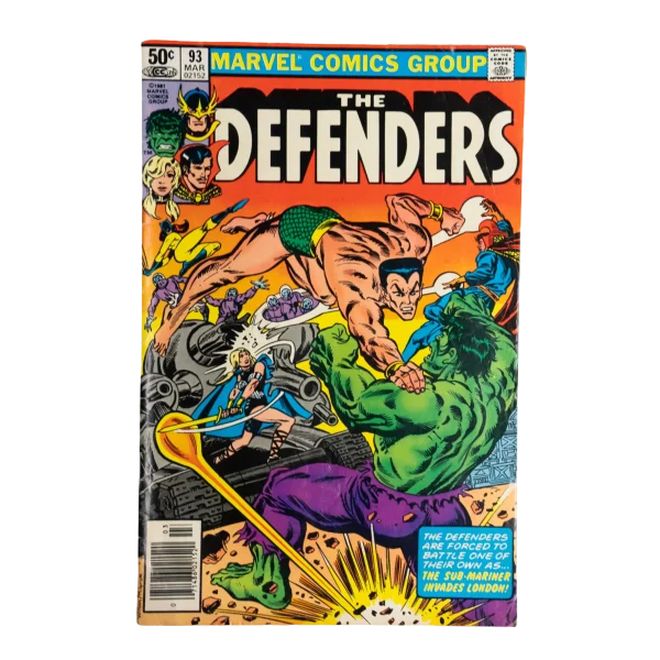 "The Woman Behind the Man!" The Defenders #93 - 1981 Marvel Comics
