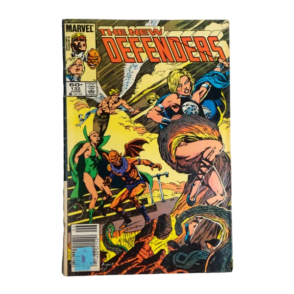 "The Phantom of Gamma-Ray Flats!" 1984 The New Defenders #132 Marvel Comics