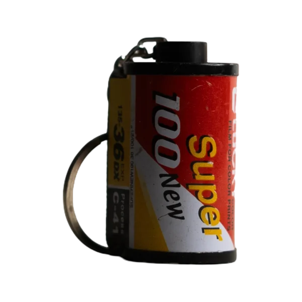 Lucky Color Super 100 Film Canister Keychain