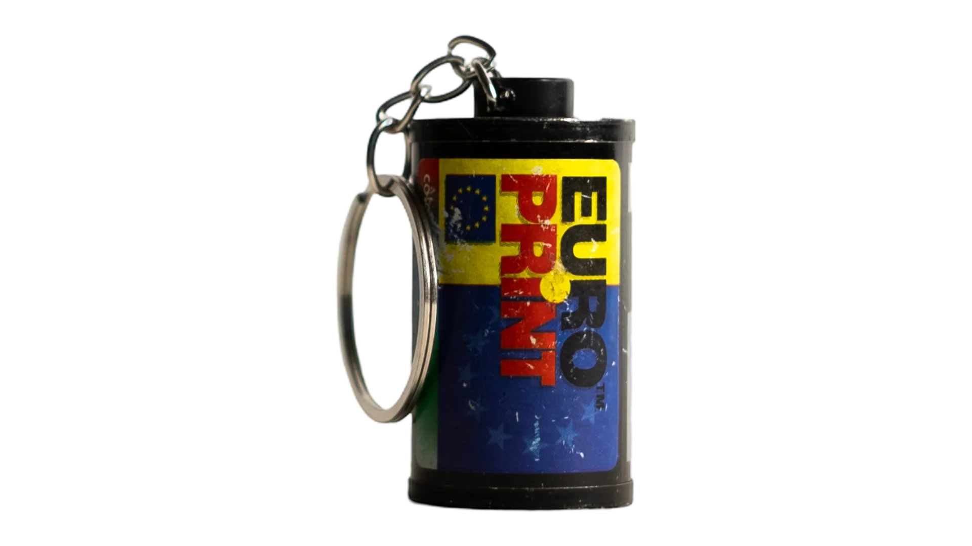 DSC05928 Euro Print Film Canister Keychain - Image 1