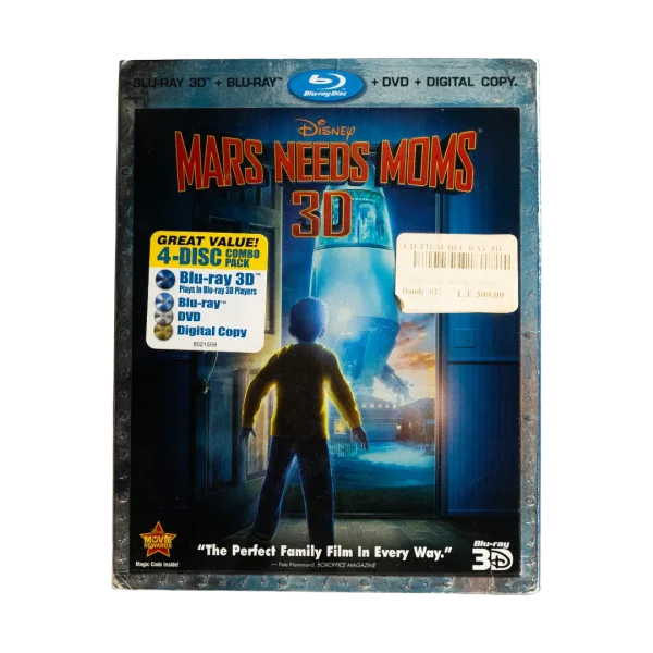 Mars Needs Moms 3D 4-Disc Combo Pack