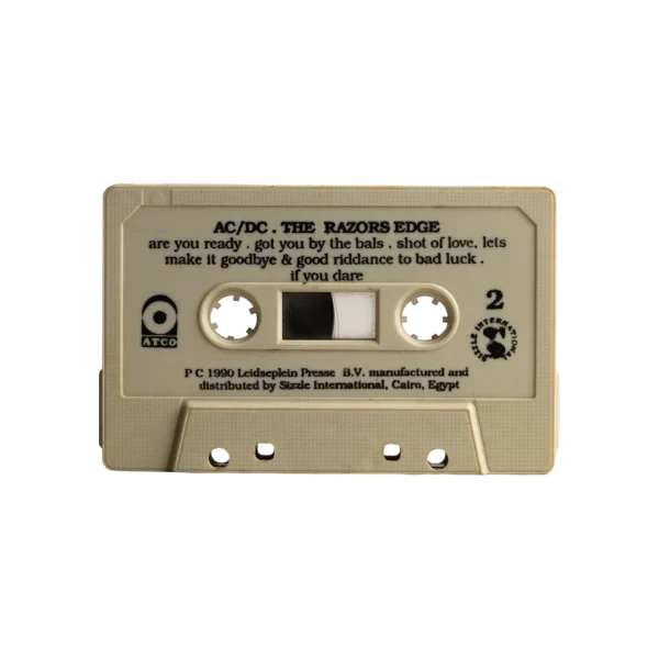 AC/DC - The Razors Edge Cassette Tape