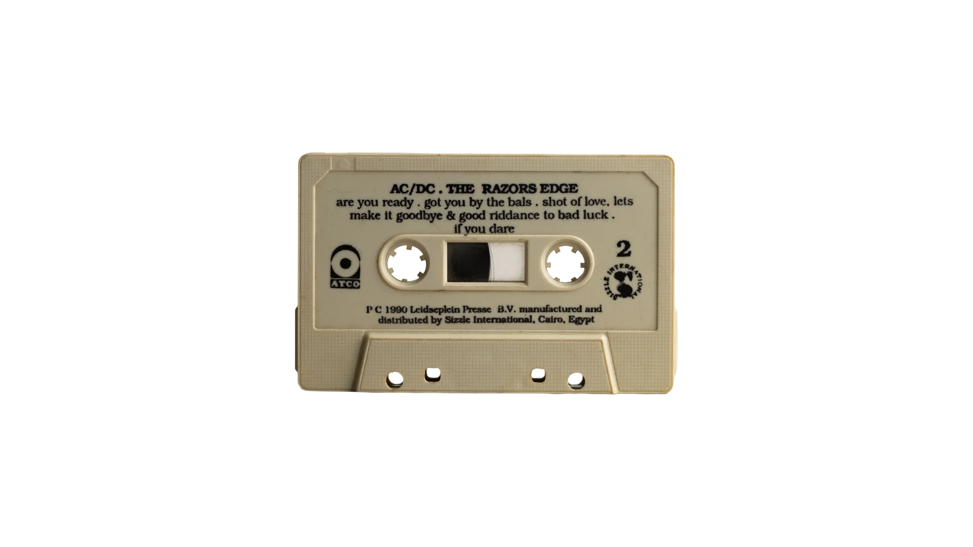 DSC06120 AC/DC - The Razors Edge Cassette Tape - Image 1