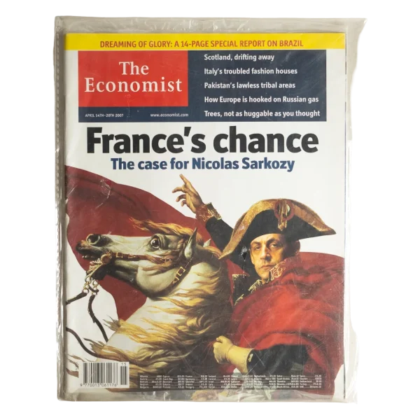 "France's chance: The case for Nicolas Sarkozy" The Economist Magazine 2007