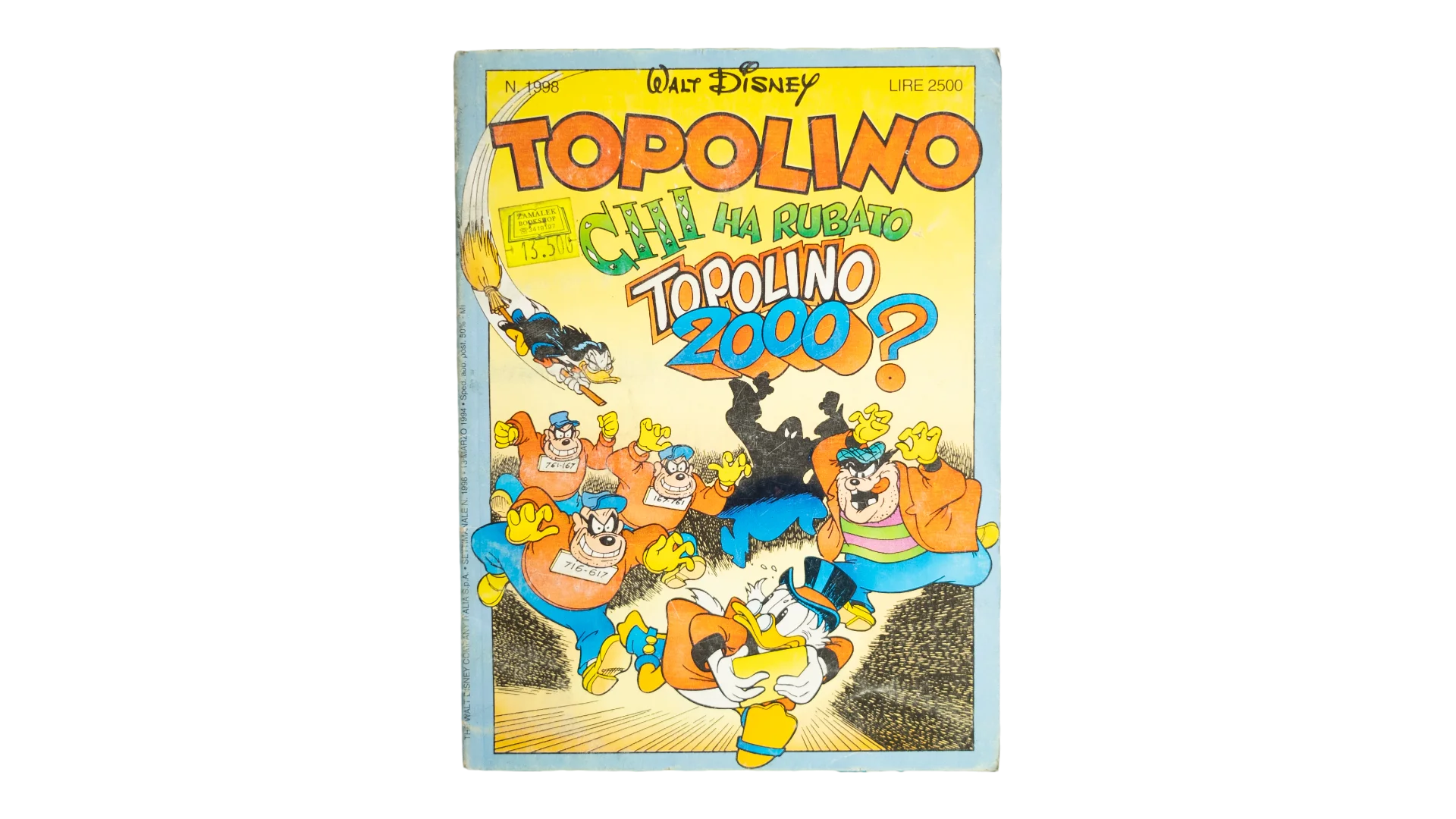 DSC06282 1994 Topolino Issue #1998 Italian Disney Comic - Image 1