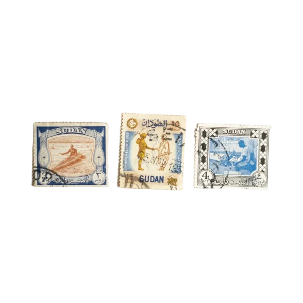 Republic of Sudan Philatelic Postage Stamps "Lot of 3"