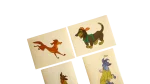 1980s All Dogs Go to Heaven Panini Sticker "Lot of 4" - Image 3