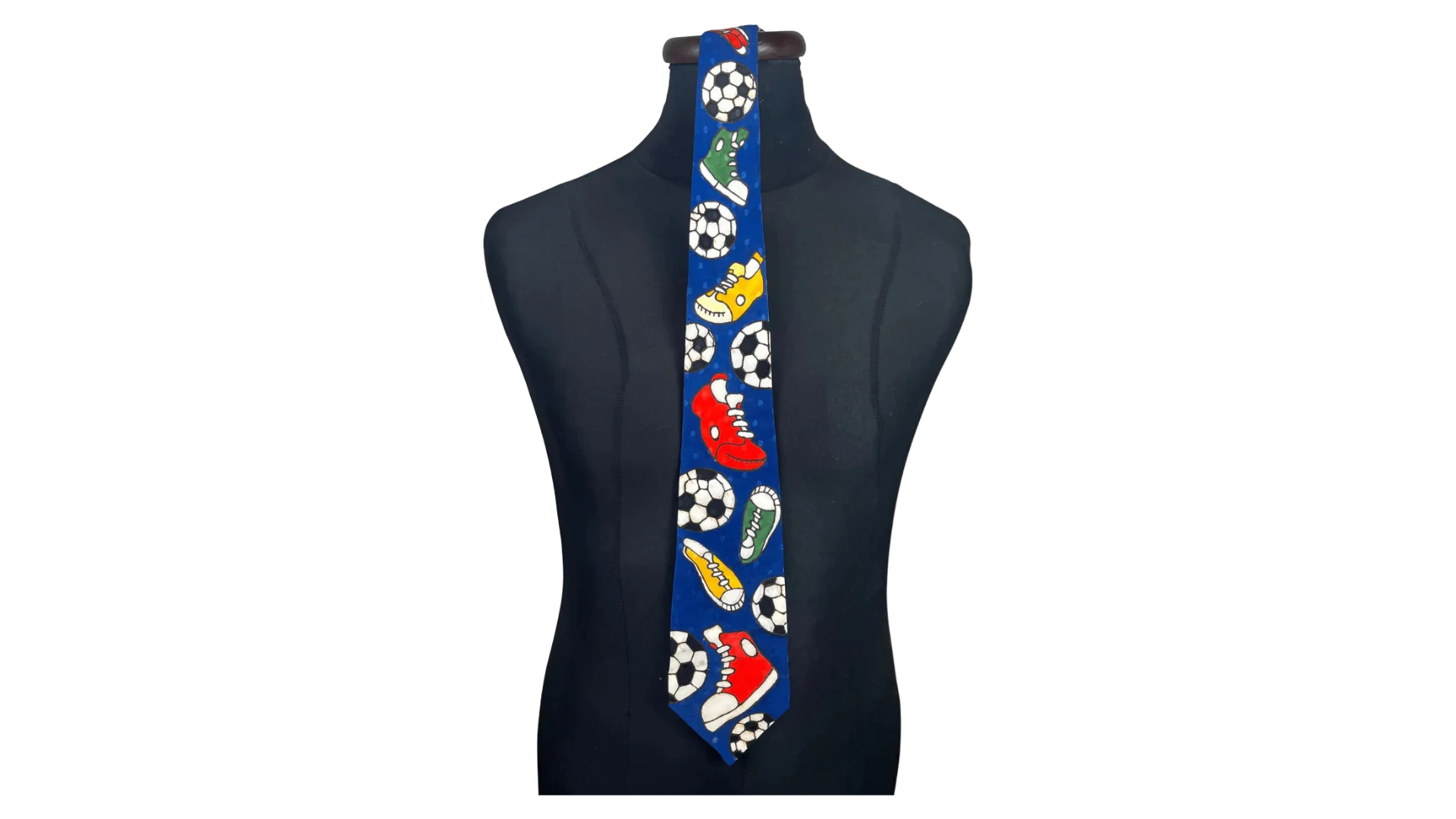 FNK075 Football Necktie 9.5 cm - Image 1