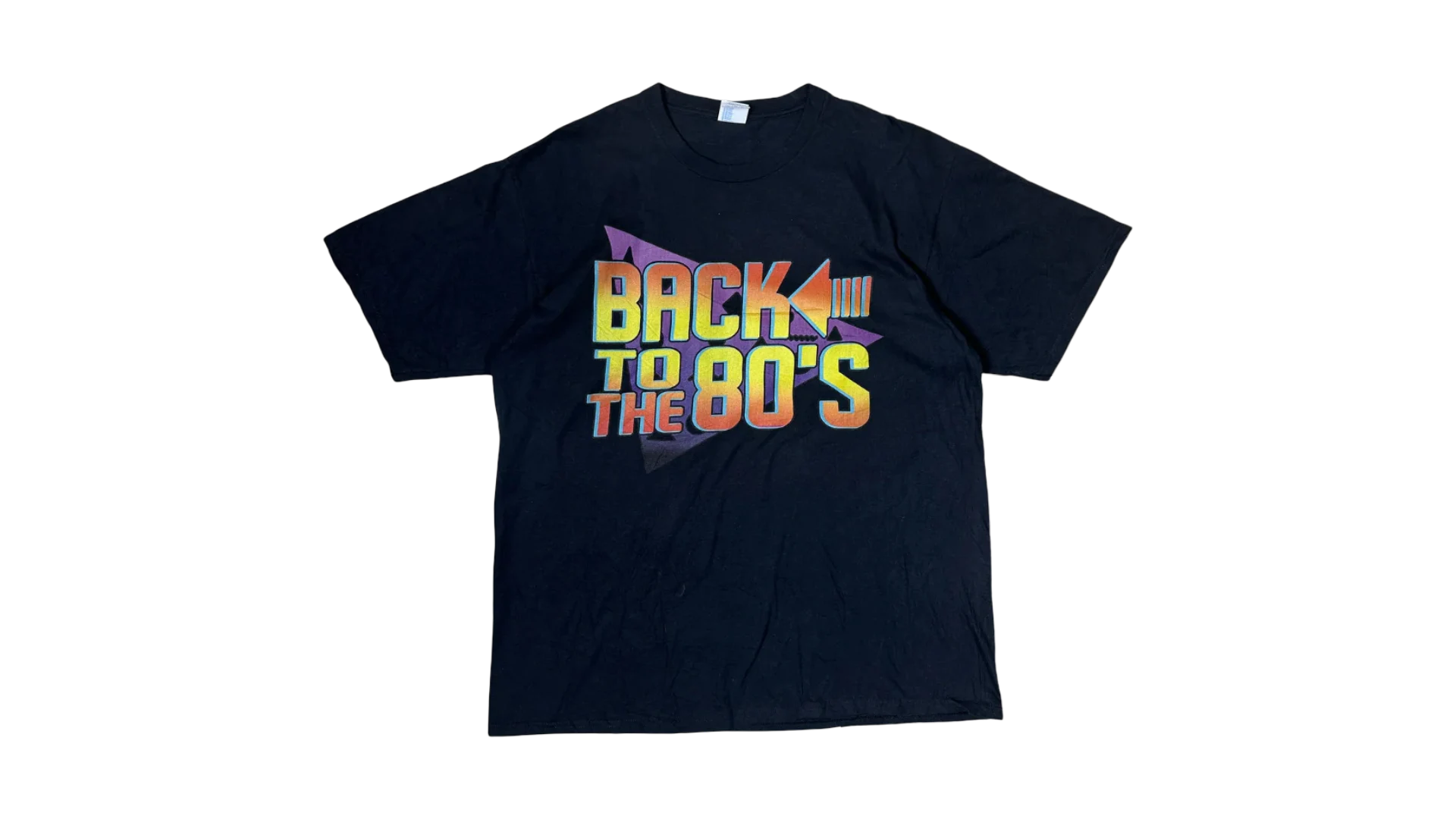 FNK089 Back to the 80s Graphic T-shirt - XL - Image 1