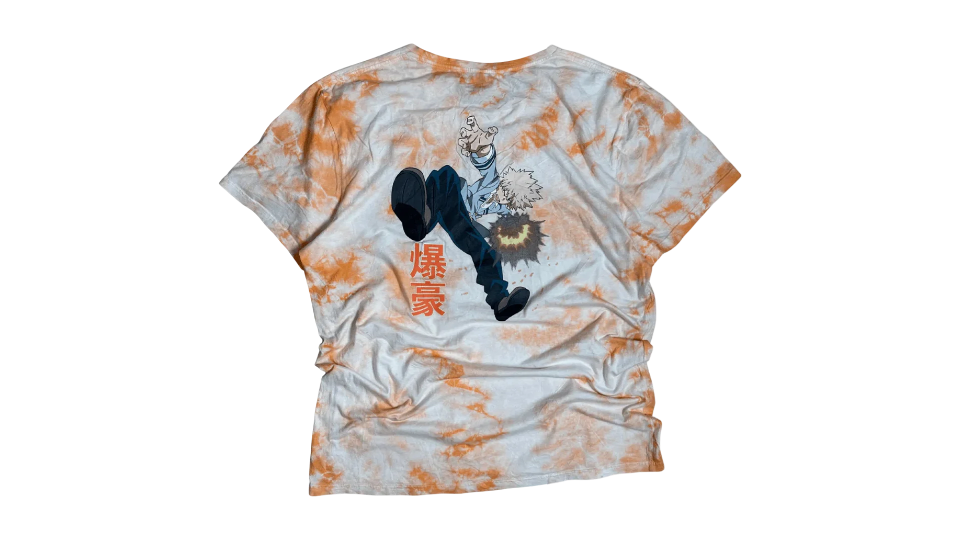 FNK093 My Hero Academia Bakugo Tie dye Y2K Style T-shirt - Image 1