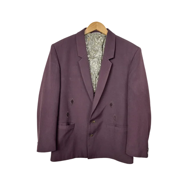 80s Italian Blazer with Embroidered Details – Raybest Uomo