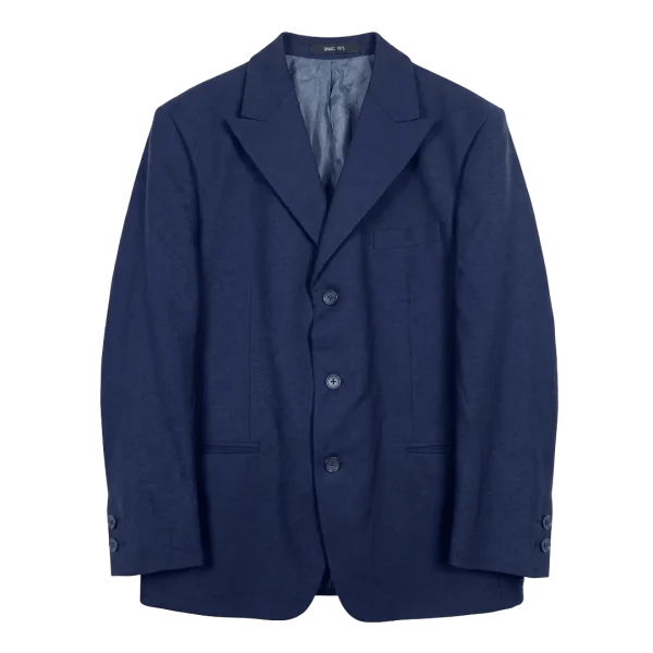 UNAG 1976 Navy Blue Blazer - Virgin Wool Blend