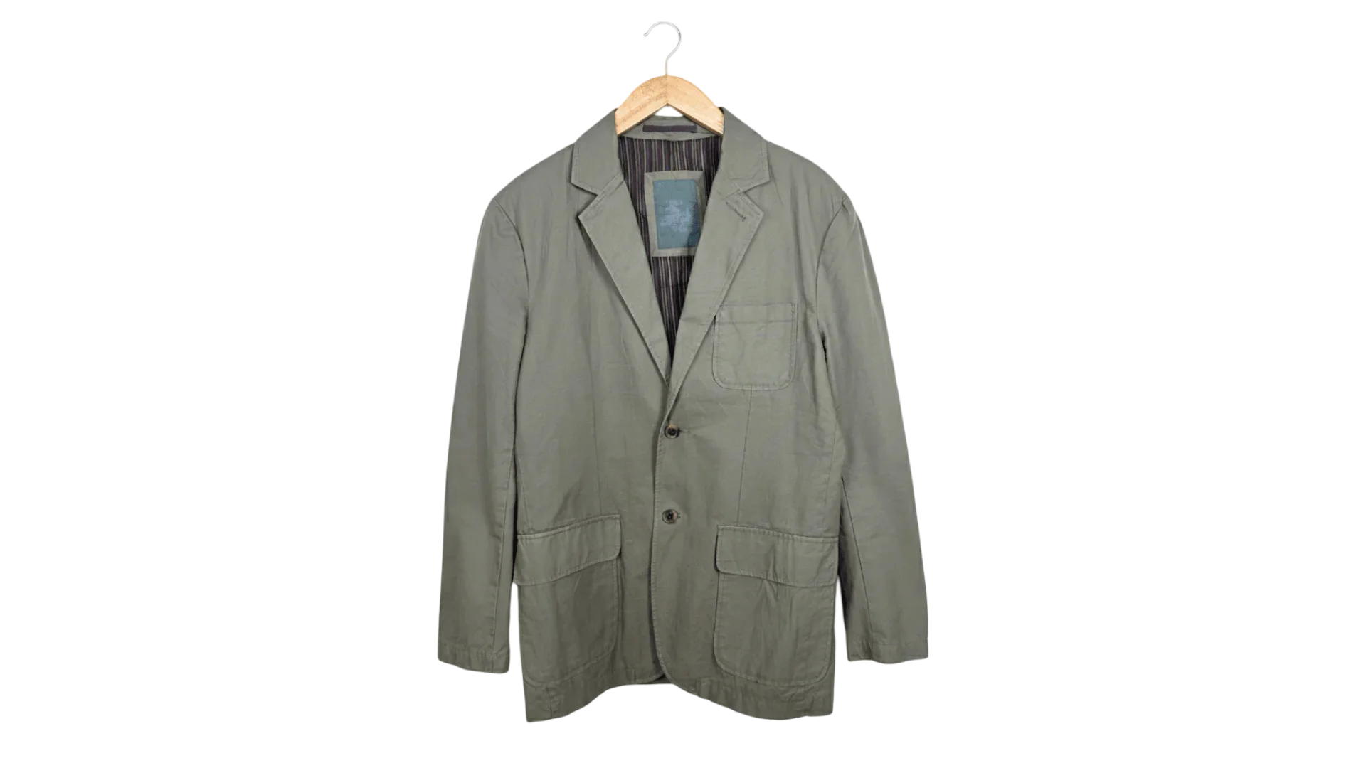 FNK114 Angelo Litrico Cotton Blazer - Image 1