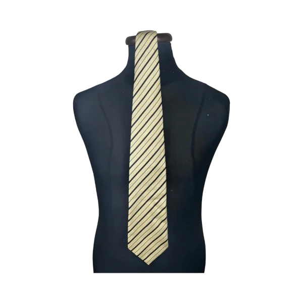 Pierre Cardin Yellow Striped Necktie