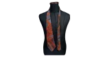 Pierre Cardin Rust Blue Geometric Necktie