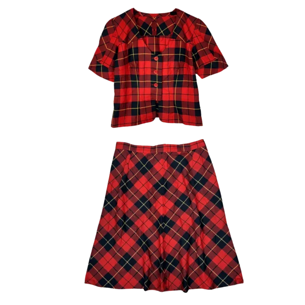 Plaid Co-ord Set - Medium/Large