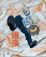 My Hero Academia Bakugo Tie dye Y2K Style T-shirt - Image 2