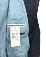 Tommy Hilfiger Feeling Good Tailored Wool Pinstripe Navy Blazer - Image 4