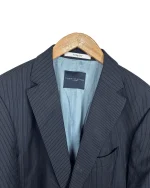 Tommy Hilfiger Feeling Good Tailored Wool Pinstripe Navy Blazer - Image 5